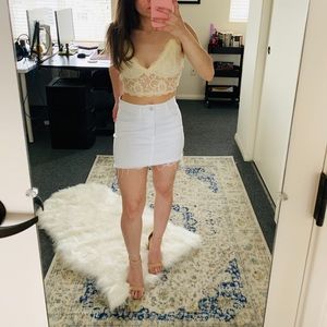 ANGL S Cream bralette